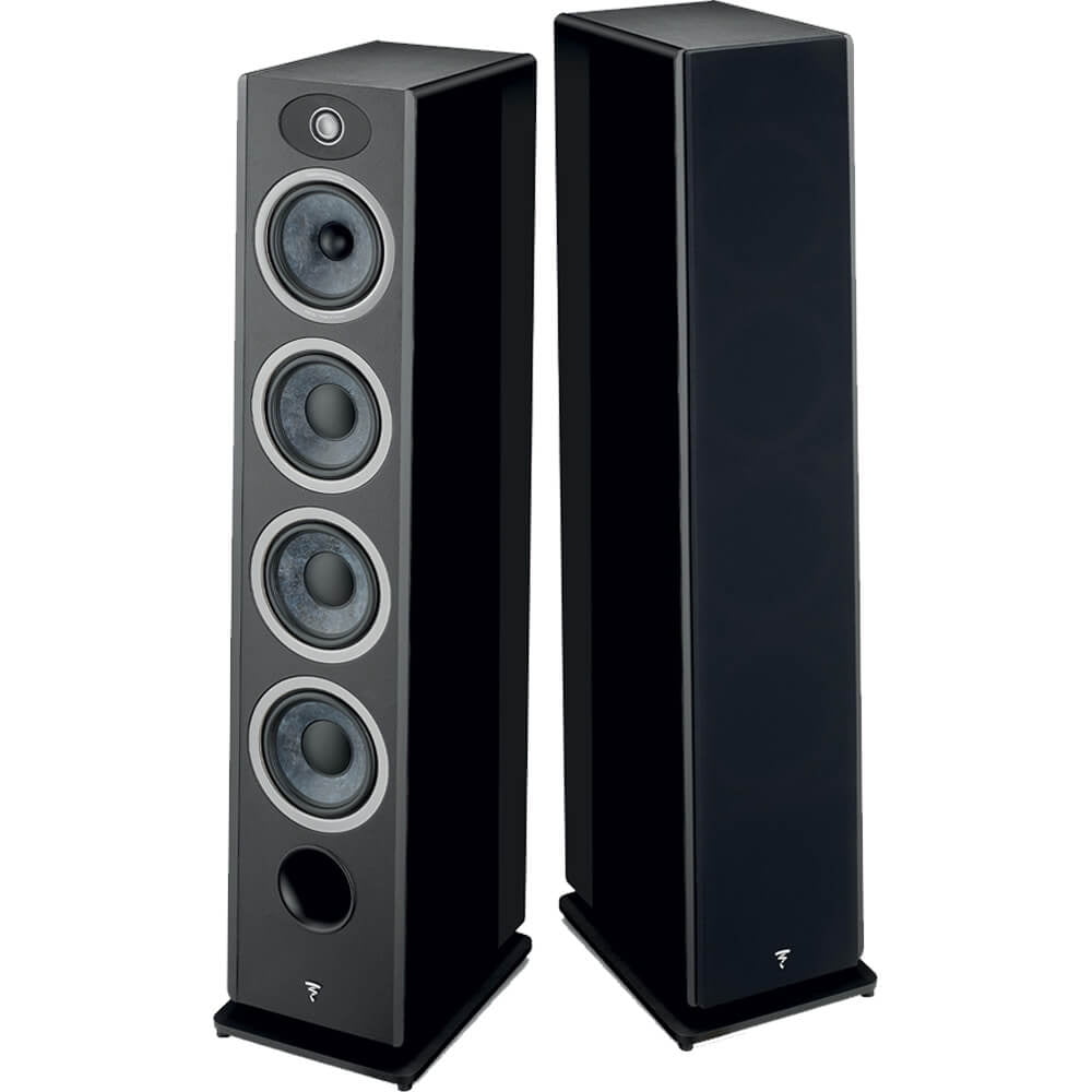 Focal VESTIAN3BLK Vestia No. 3 3-Way Floorstanding Speaker (Each) - High Gloss Black
