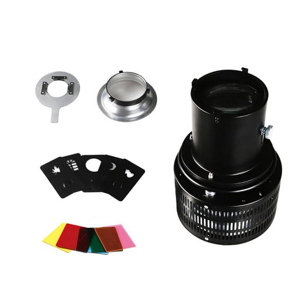 Focalize Conical Snoots Universal Condenser Bowens Mount with Graphics Art Effects Shaped Fliters for Photography Photo