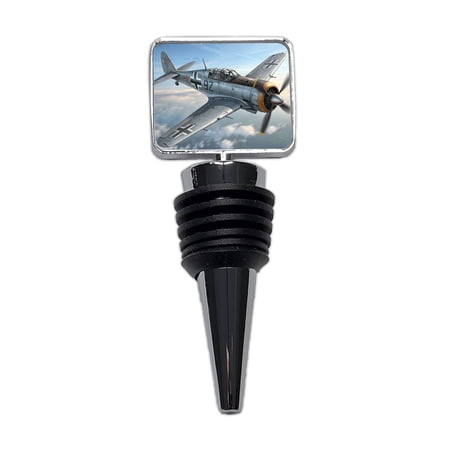 Focke Wulf Fw-190 WWII German Fighter Plane Wine Bottle Stopper Cap Plug