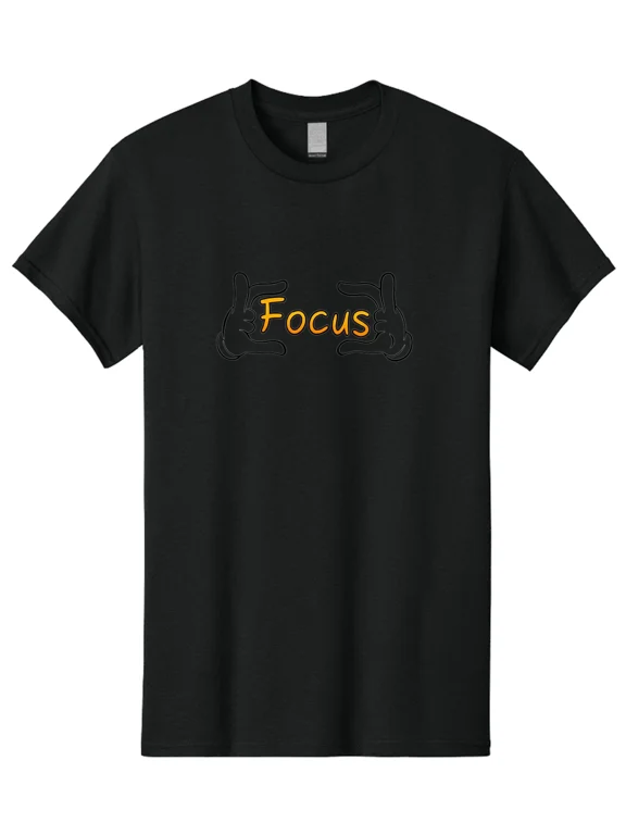 Focus-2 Mens Graphic Tee, 100% Cotton, Casual Summer Wear