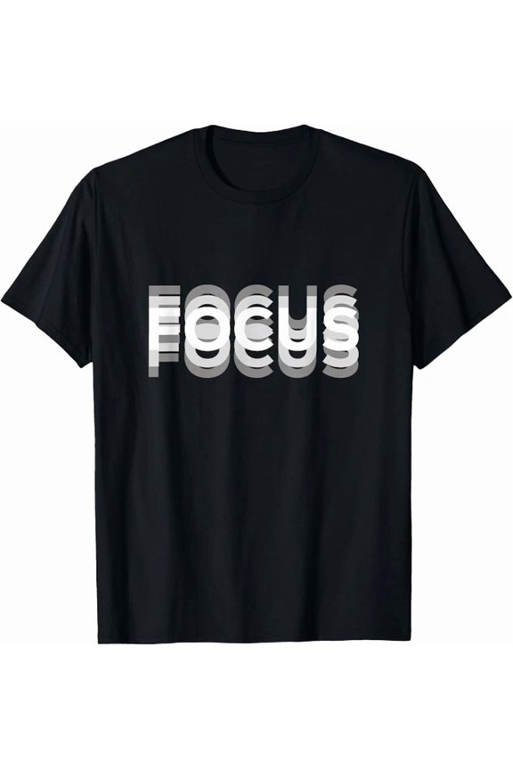 Focus Bold Graphic Design T-shirt