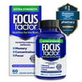 thumbnail interactive-video image 1 of FOCUS FACTOR Extra Strength (60 Count) - Brain Supplement for Memory, Concentration and Focus, 1 of 8