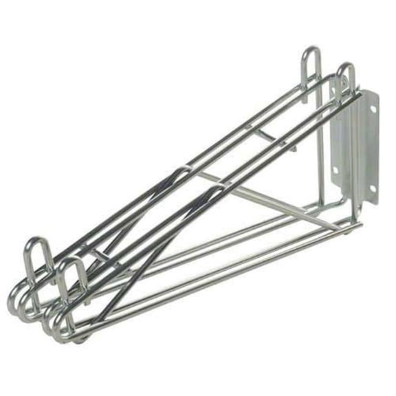 Focus Foodservice 12 in. Double Wall Bracket-Chromate 12 in.