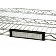 thumbnail image 1 of Focus Foodservice FSHELF6B 6 in. black plastic shelf label - 4-pkg, 1 of 1