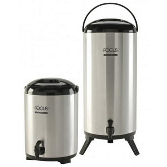 Focus Foodservice 9 L Stainless Steel Beverage Dispenser