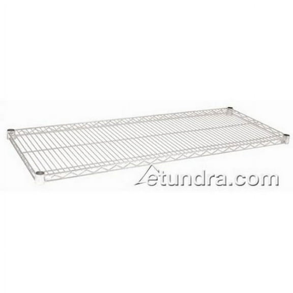 Focus Foodservice Chrome-Plated Wire Shelf, 2"H x 30"W x 18"D