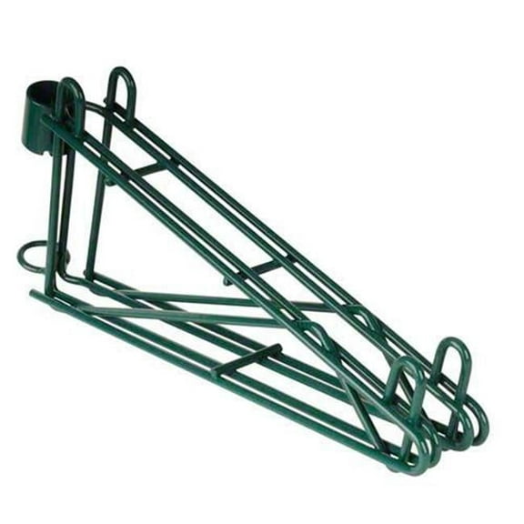 Focus Foodservice Double Post Mount Bracket - Green - 24 in.