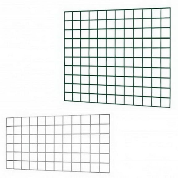 Focus Foodservice EZ-Wall Green Metal Kitchen Storage Grid Drying Rack