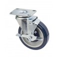 thumbnail image 1 of Focus Foodservice FPCST2X35 Set of 4 - 5 in. plate casters with brakes. 2 .37 in. x 3 .62 in. rectangle plate, 1 of 1
