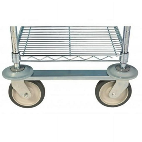 Focus Foodservice FTST3 3 ft. Track Set Durable 304 Stainless Steel
