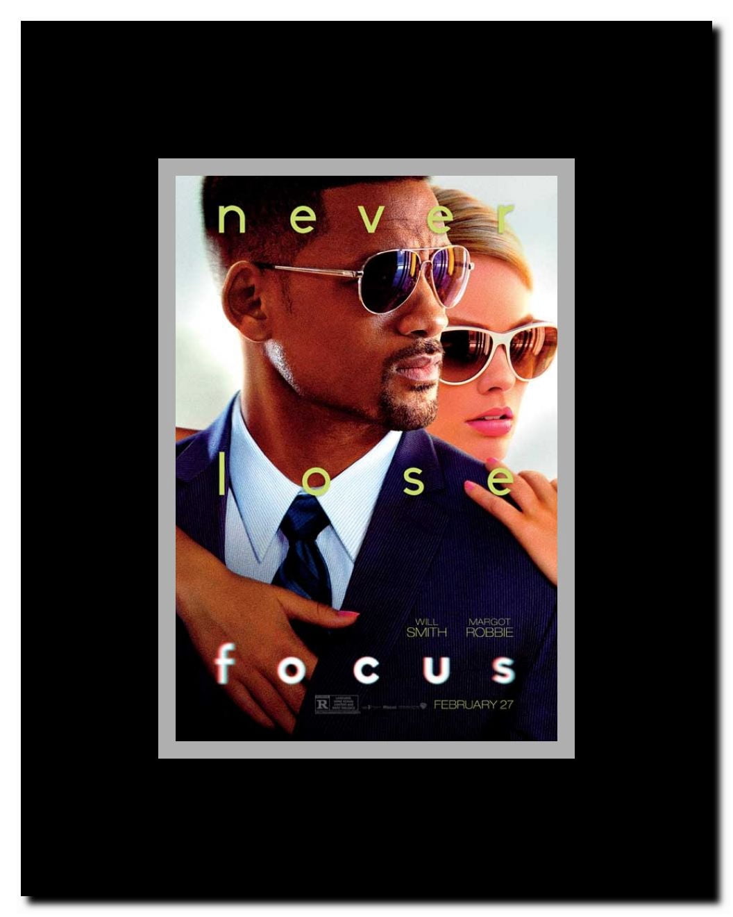 Focus Framed Movie Poster