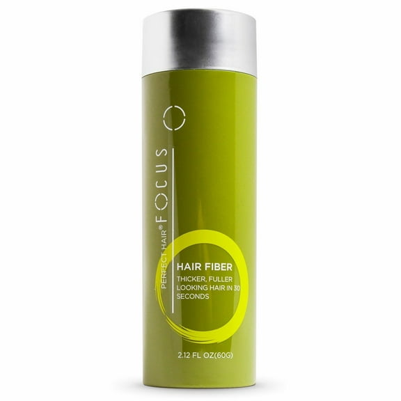 Focus Hair Fibers Dark Brown Color, 60 Grams, Instant Cover Bald & Thinning Spots in 30 Seconds