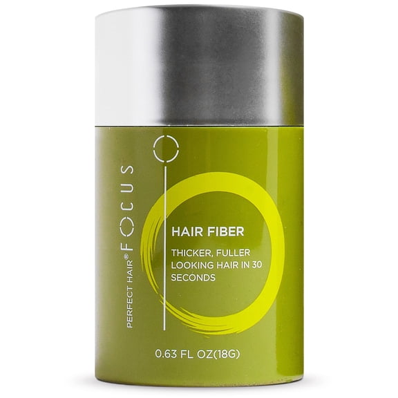 Focus Hair Fibers Light Brown Color, 18 Grams, Instant Cover Bald & Thinning Spots in 30 Seconds