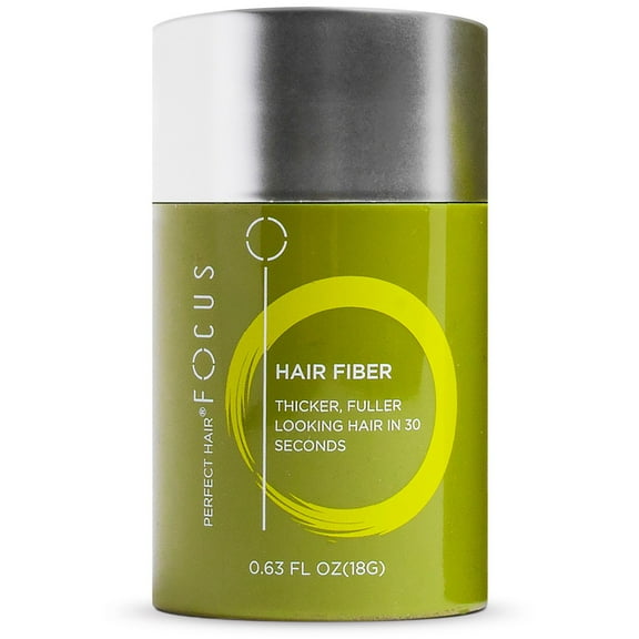 Focus Hair Fibers Medium Brown Color, 18 Grams, Instant Cover Bald & Thinning Spots in 30 Seconds