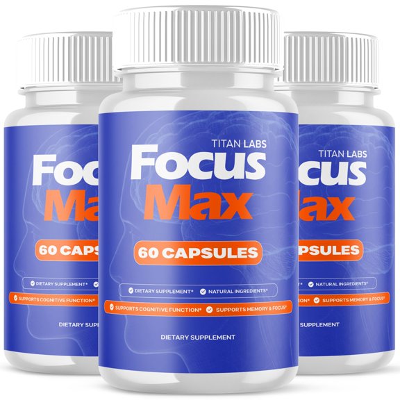 Focus Max Advanced Brain Support Formula Supplement FocusMax 180 Capsules