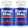 thumbnail image 1 of Focus Max Capsules – FocusMax Natural Blend Memory Focus Support Supplement, 2 Pack, 120 Capsules, 1 of 7