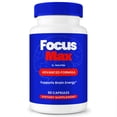 thumbnail image 1 of Focus Max – Daily Formula with a Natural Blend to Help Maintain Focus, Memory & Concentration | Clean, Gentle, Easy-to-Swallow FocusMax Capsules for Everyday Sharpness (60 Capsules), 1 of 10