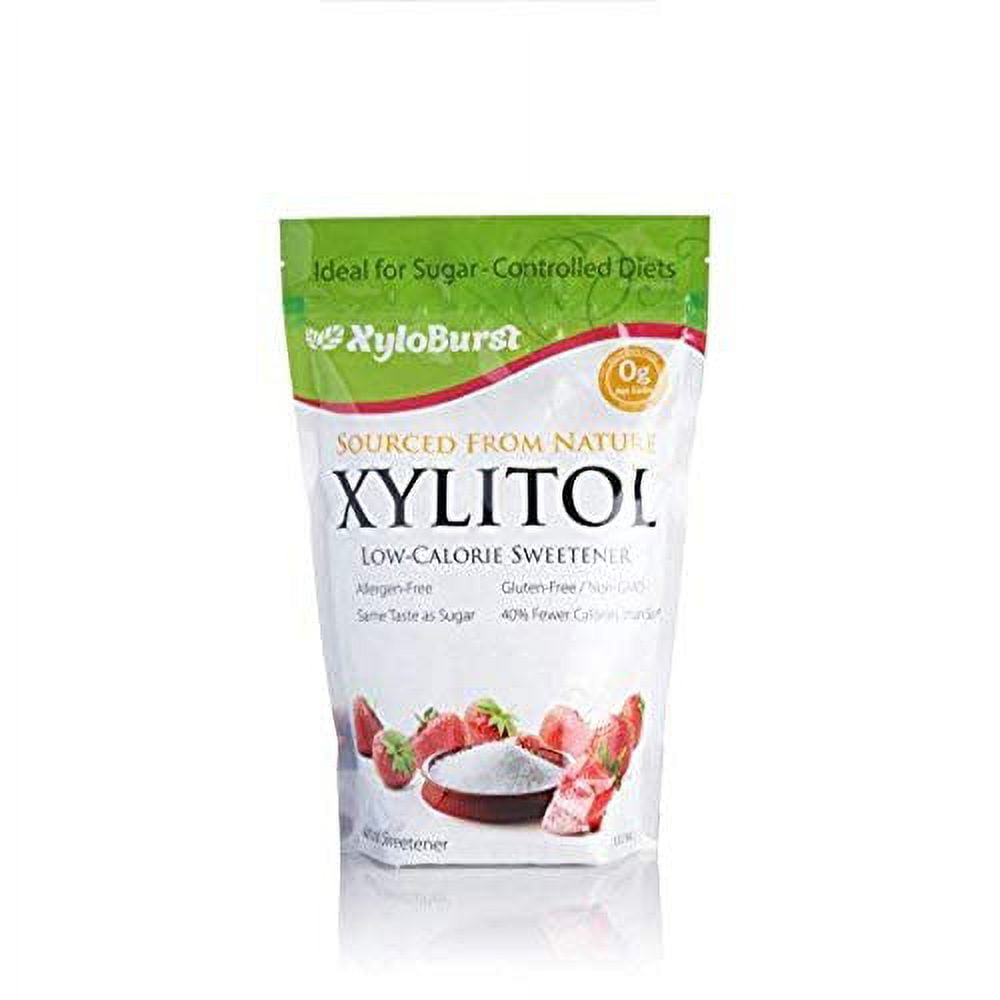 Focus Nutrition, Xyloburst, Sugar-Free, Non-GMO, Gluten-Free Xylitol Low Calorie Sweetener - 3 lb. Resealable Bag