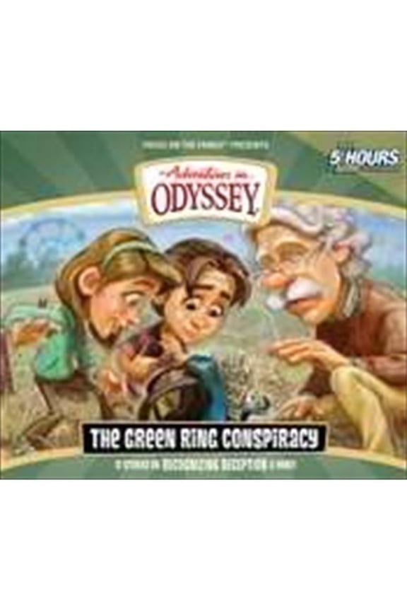 Audio CD-Adventures In Odyssey #53: Green Ring Conspiracy (4 CD)