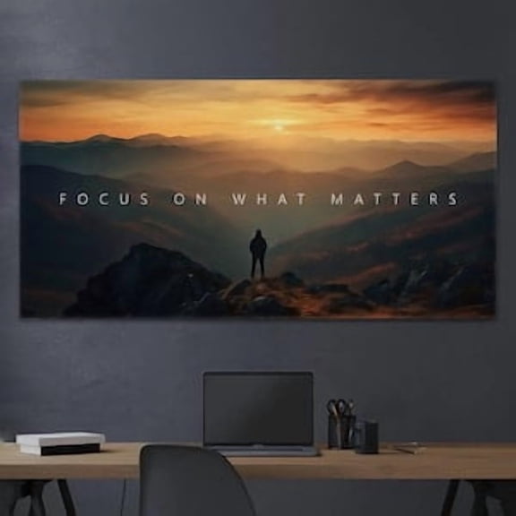 Focus On What Matters Poster, Poster Home Decor , Poster Print Only