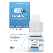 Focus PI Post-Injection Eye Drops by Focus Vitamins | Lubricating Eye Drops for Dry Eyes, 10ml Bottle
