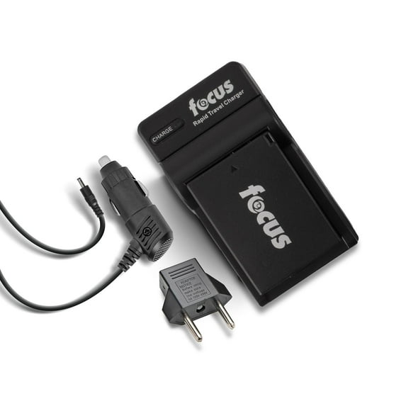 Focus Replacement Rechargeable Li-Ion Battery & Travel Charger for Canon NB-10L