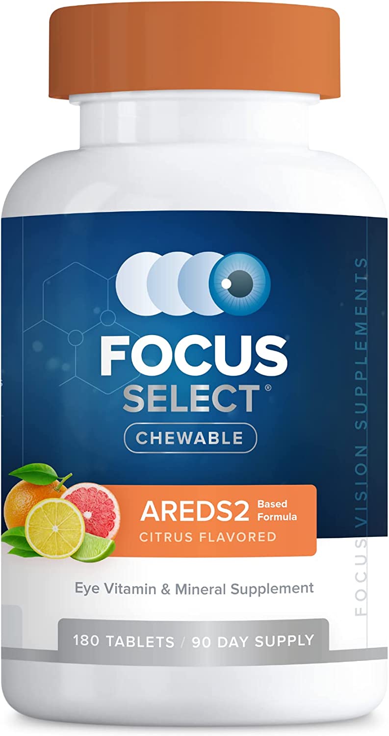 Focus Select AREDS2 Based Chewable Eye VitaminMineral Supplement