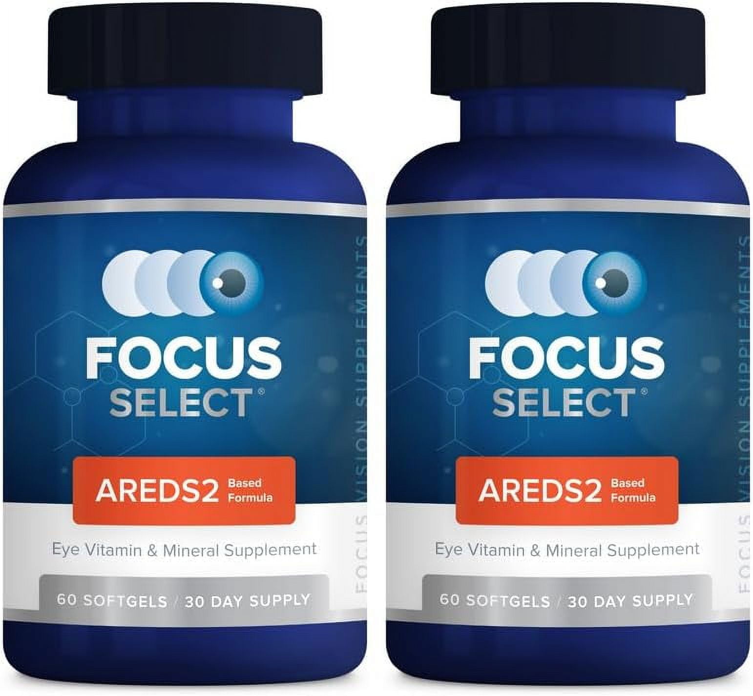 Focus Select AREDS2 Based Eye Vitamin-Mineral Supplement - AREDS2 Based ...