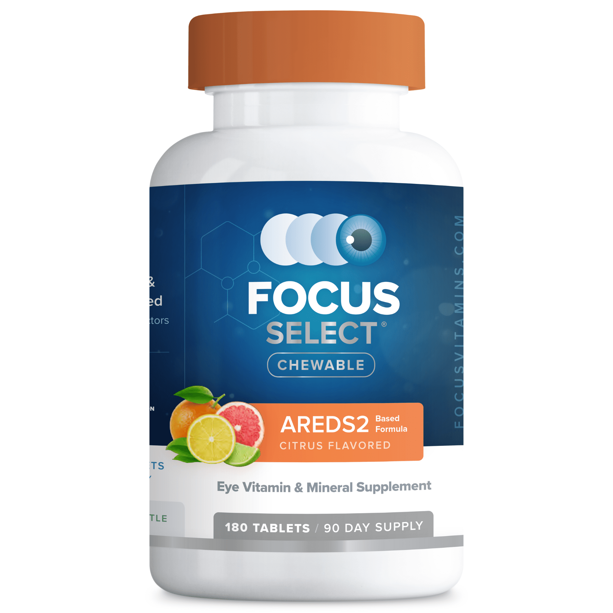 Focus Vitamins Select® AREDS2 Chewable Tablets, Eye Vitamin & Mineral ...