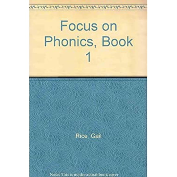 Pre-Owned Focus on Phonics 1: Sounds and Names of Letters Paperback Gail V. Rice