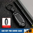 thumbnail image 1 of FocusCharm ABS-Carbon Keychains Key FOB Cover Case Fits Infiniti accessories Fits Nissan, 1 of 8