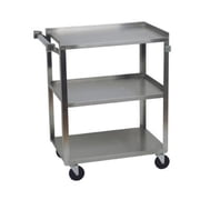 FocusFoodService 90411 15.5 in. x 24 in. 3 Shelf Cart