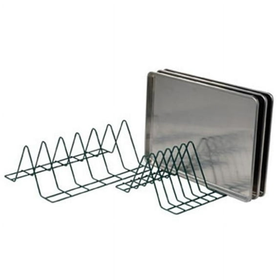 FocusFoodService Wire Tray Storage Module - Green Epoxy Coated - 12 Tray Cap