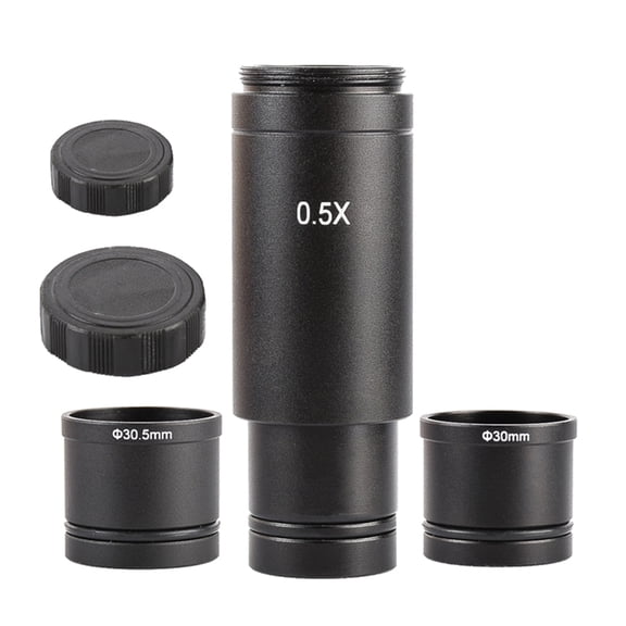 Focusable-Microscope C-mount 30/30.5mm Adapter Trinocular Reduce Lens CCD Camera Adapter Suitable for Olympus-Microscope