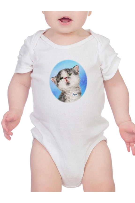 Focused Cat Bodysuit Infant -Kayomi Harai Designs, Newborn