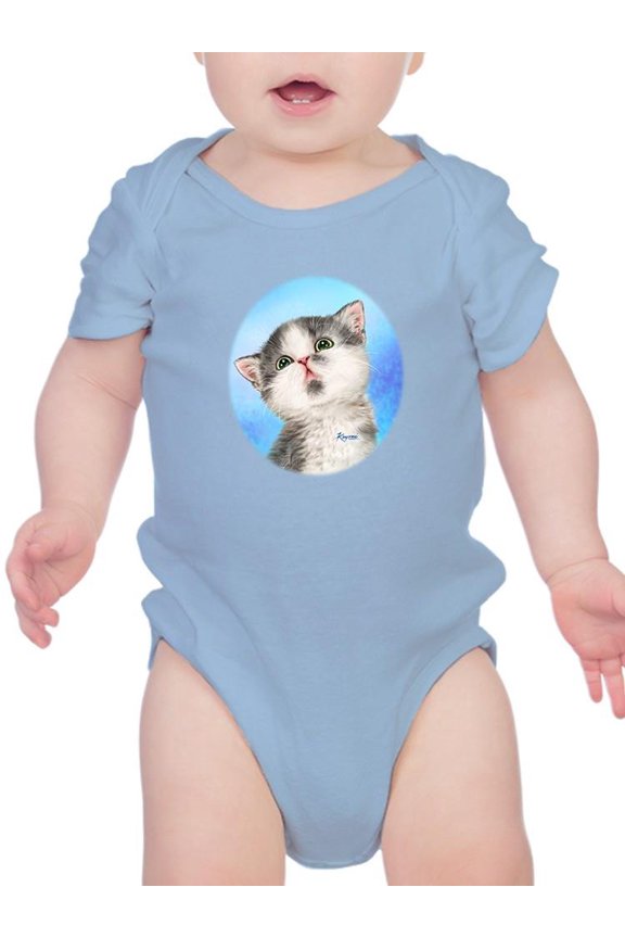 Focused Cat Bodysuit Infant -Kayomi Harai Designs, Newborn