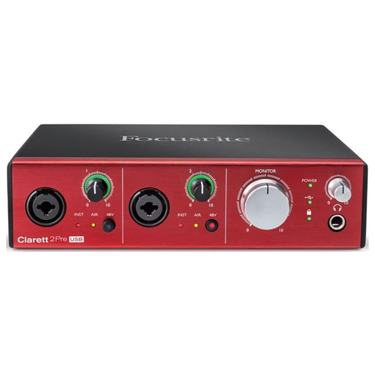 Amazon.com: Focusrite Clarett 2Pre USB 10x4 Audio Interface