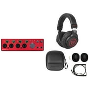 Focusrite Clarett + 4Pre واجهة تسجيل الصوت USB-C JFET / ADAT + سماعات الرأس