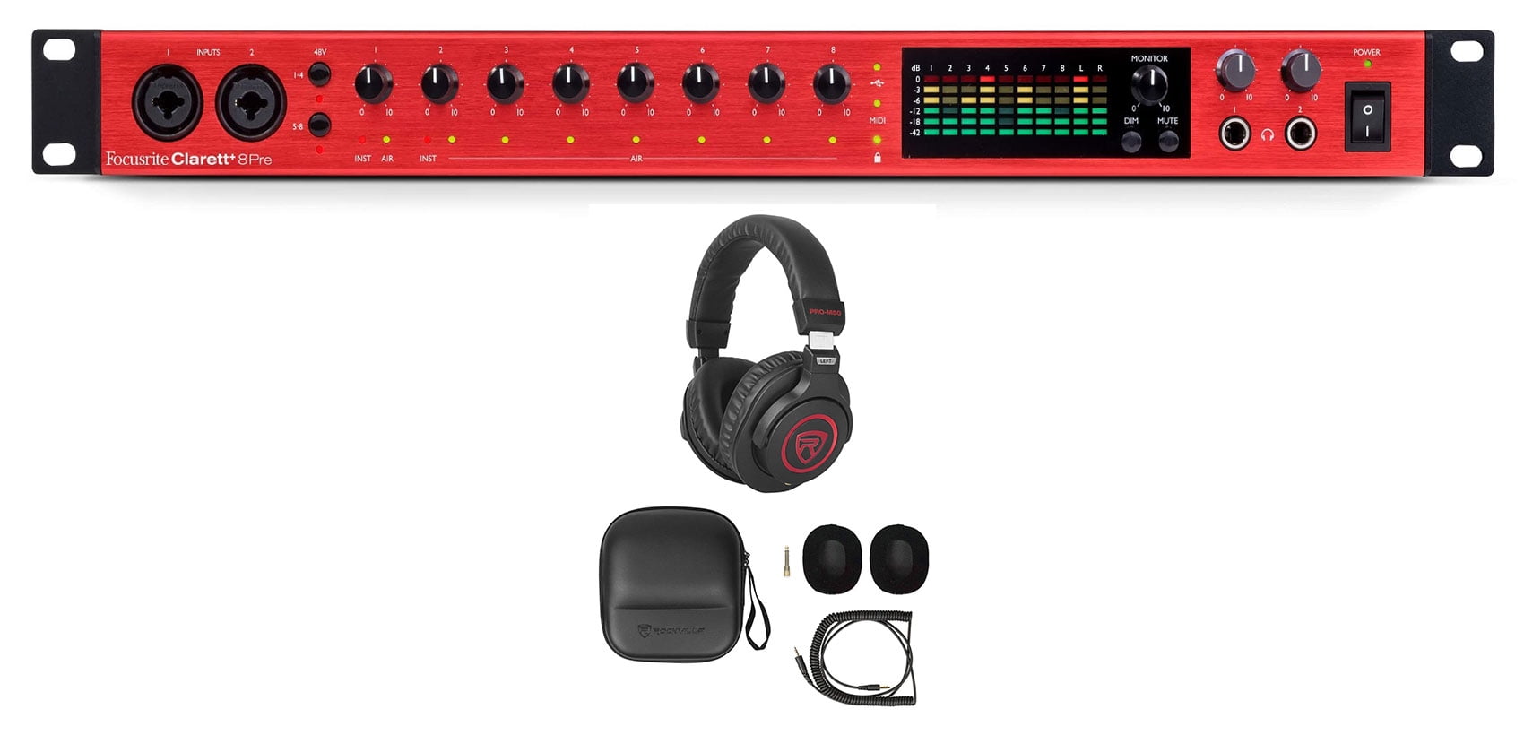 Focusrite Clarett 8Pre USBインターフェース☆中古美品 Focusrite