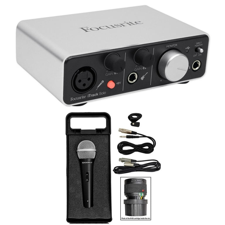 Focusrite ITRACK SOLO LIGHTNING USB Audio Recording