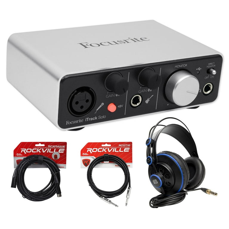 Focusrite ITRACK SOLO LIGHTNING USB Audio Recording