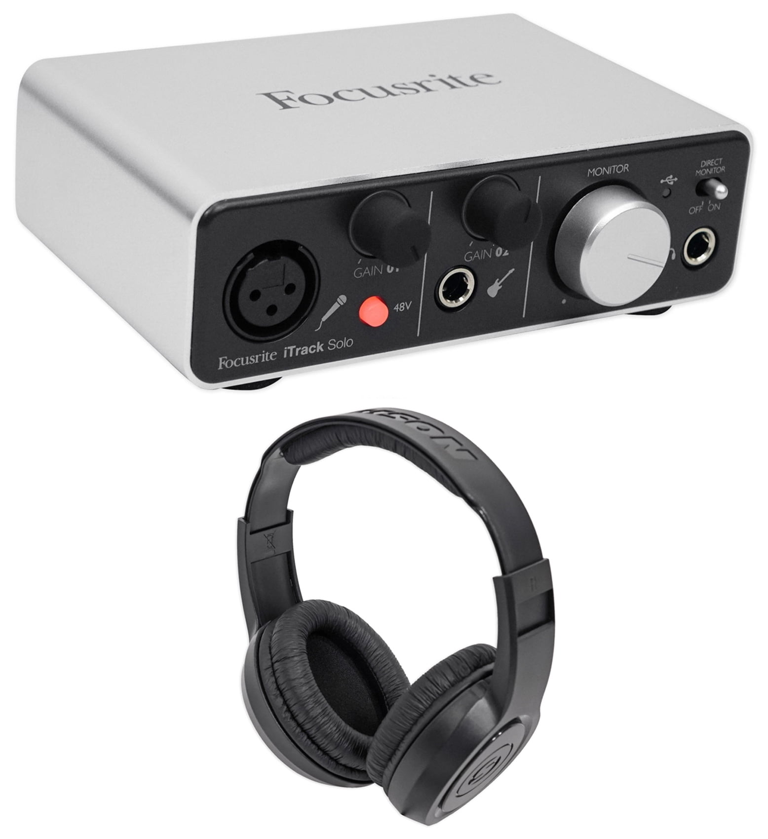 Focusrite ITRACK SOLO LIGHTNING USB Audio Recording Interface ...