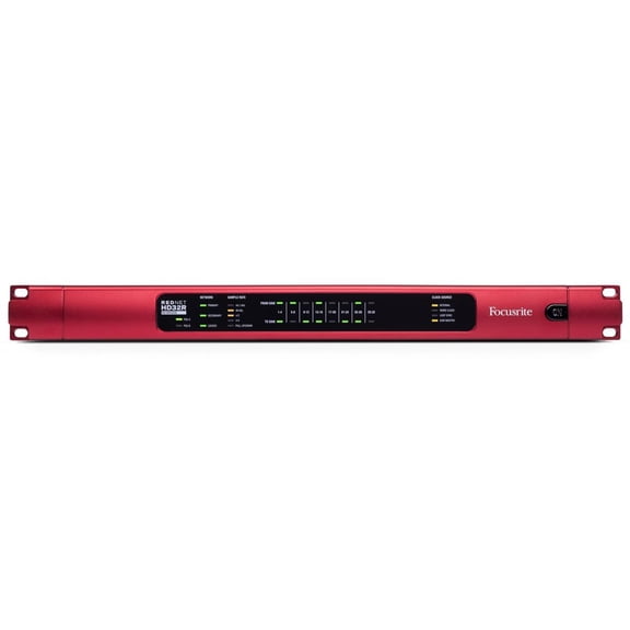 Focusrite Pro RedNet HD32R 32-Channel Dante Networks Pro Tools | Ultimate Bridge