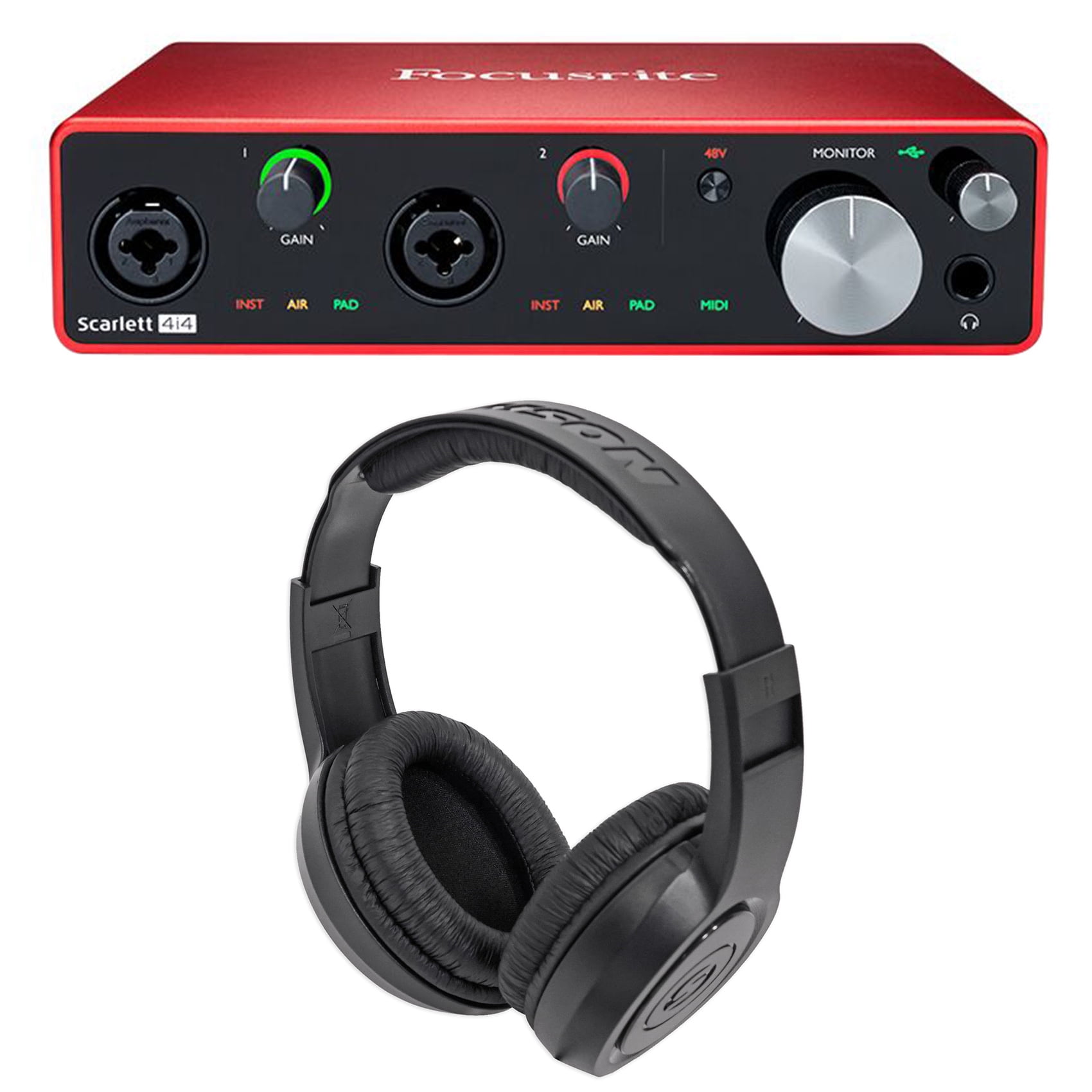 Focusrite SCARLETT 4I4 3rd Gen USB Audio Interface with Pro Tools