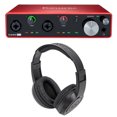 thumbnail image 1 of Focusrite SCARLETT 4I4 3rd Gen 192KHz USB Audio Recording Interface+Headphones, 1 of 11