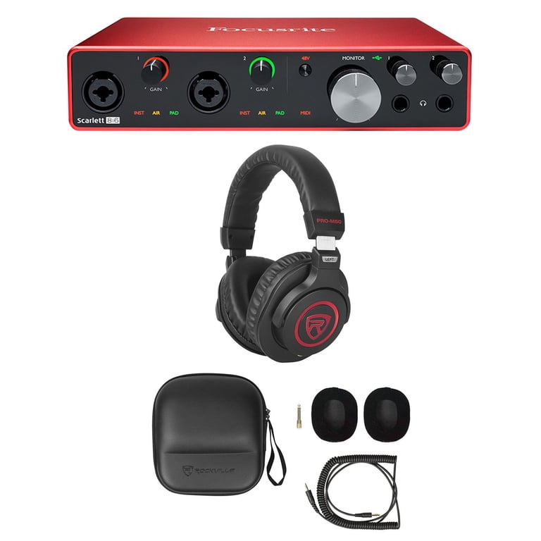 Focusrite SCARLETT 8I6 3rd Gen 192KHz USB Audio Recording