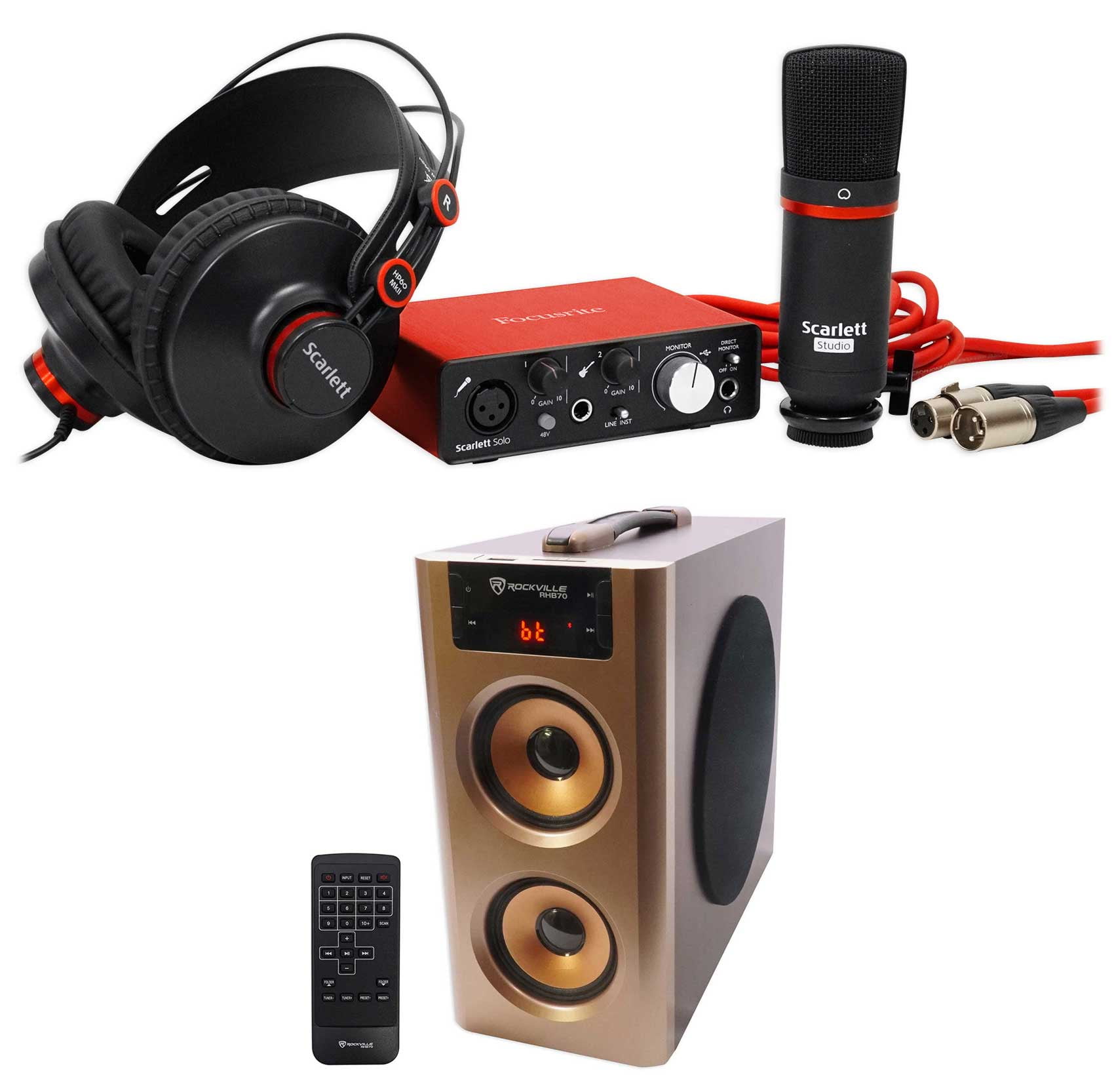 Amazon.com: Focusrite Scarlett Solo Studio (2nd Gen) USB