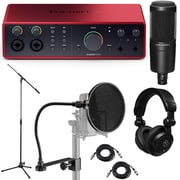 Focusrite Scarlett 16i16 4th Gen USB Audio Interface w/Mic,Stand, Headphone
