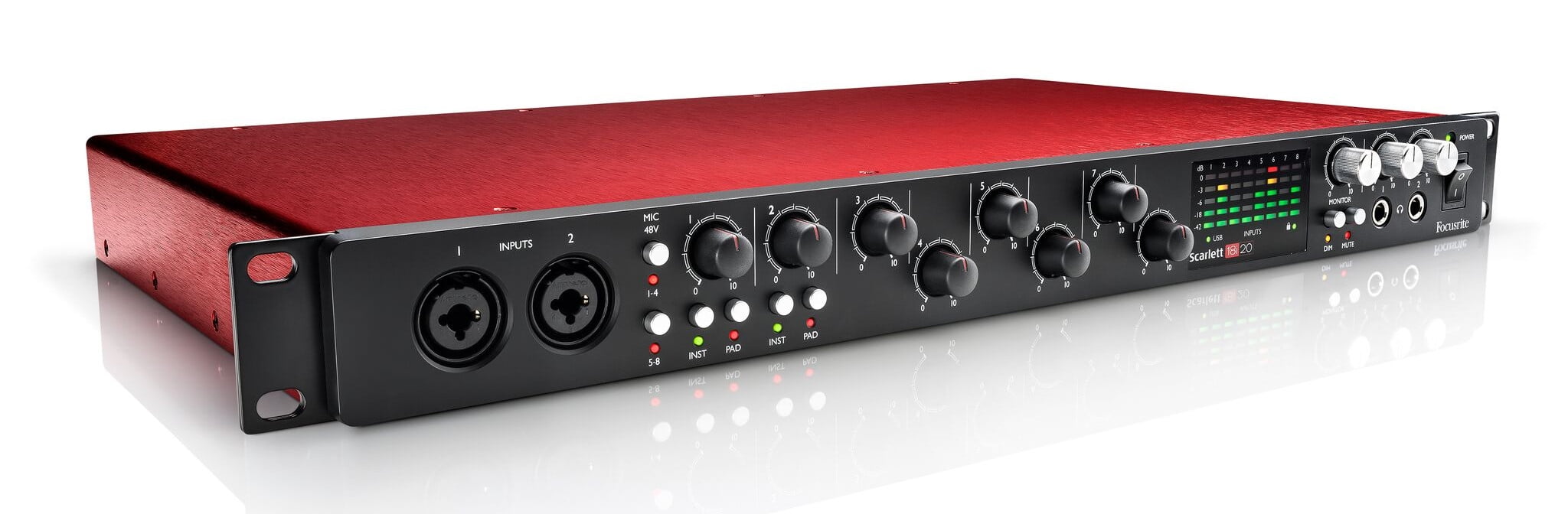 【2Uラック付】Focusrite Scarlett 18i20 G2 Focusrite Scarlett 2nd Generation 18i20 USB Audio Interface