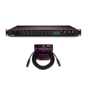 Focusrite Scarlett 18i20 3rd Gen 18x20 USB Audio Interface with XLR Cable